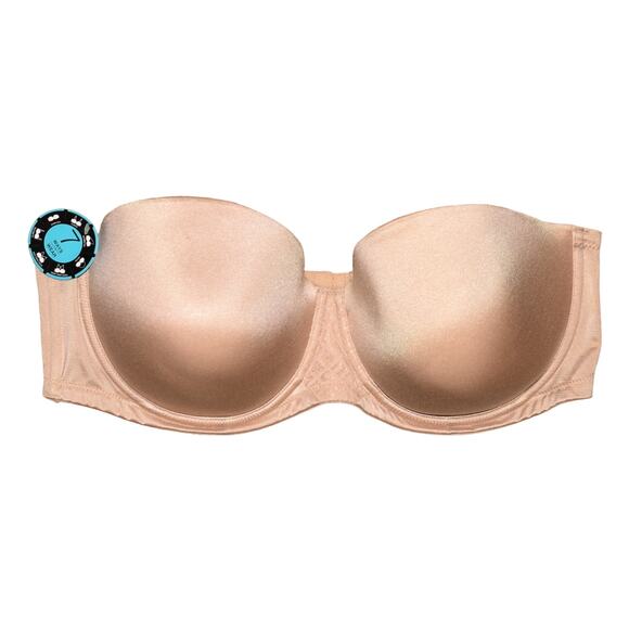BALI NEW‎ $48 One Smooth U Stay in Place Strapless Bra Taupe 40D - Picture 1 of 4